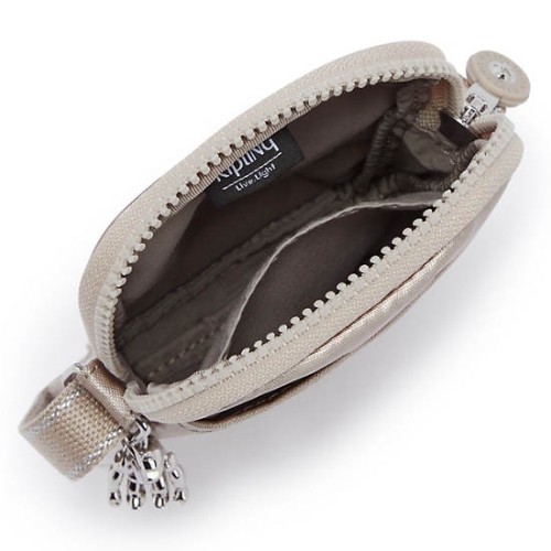 Beige Kipling Tally Metallic Phone Bags | AE106QBXG