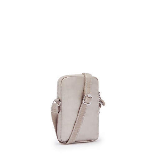 Beige Kipling Tally Metallic Phone Bags | AE106QBXG