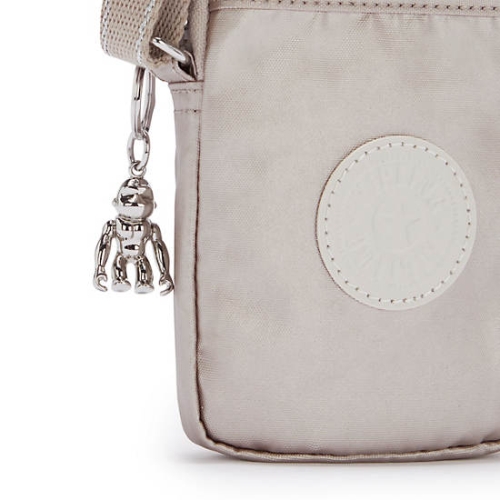 Beige Kipling Tally Metallic Phone Bags | AE106QBXG