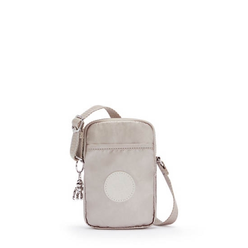 Beige Kipling Tally Metallic Phone Bags | AE106QBXG