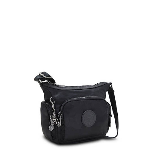 Black Camo Kipling Gabbie Mini Crossbody Bags | AE071JQVZ