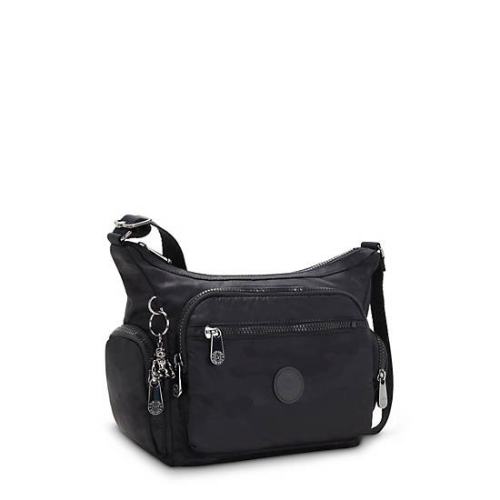 Black Camo Kipling Gabbie Small Crossbody Bags | AE431EMYO