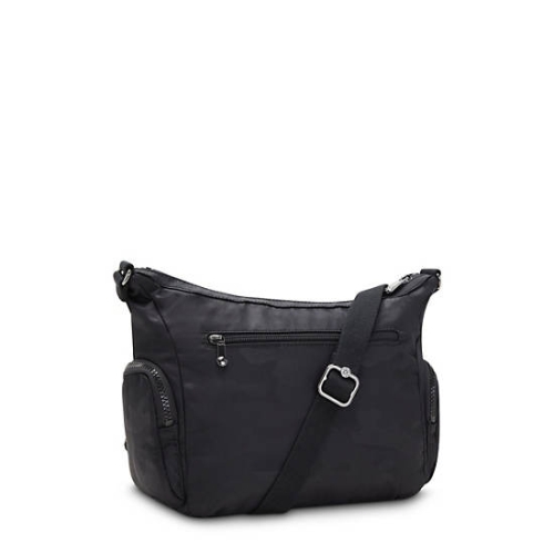 Black Camo Kipling Gabbie Small Crossbody Bags | AE431EMYO