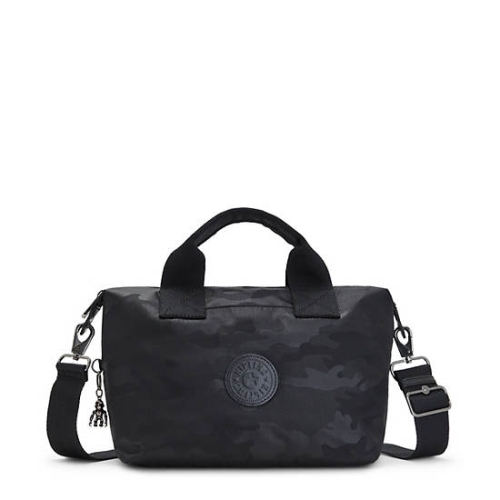 Black Camo Kipling Kala Handbag Mini Bags | AE371CNJA