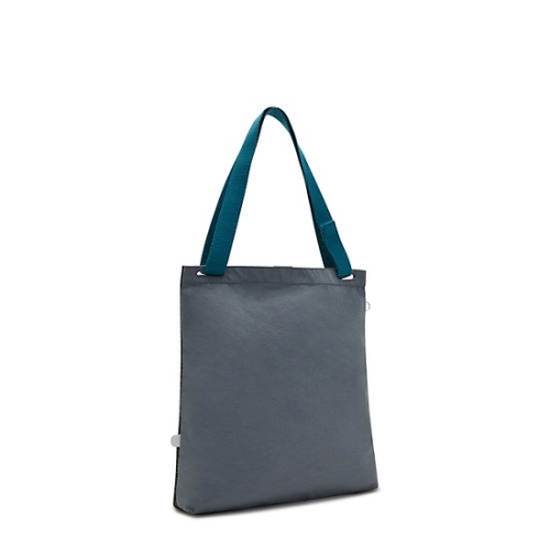 Black Grey Kipling Annas Tote Bags | AE096CRZN