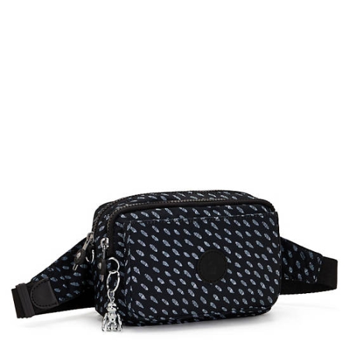 Black Kipling Abanu Multi Printed Convertible Crossbody Bags | AE054LABQ