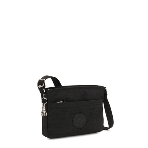 Black Kipling Abel Crossbody Bags | AE072HUIN