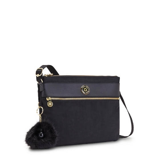 Black Kipling Ambrosia Crossbody Bags | AE592KOVD