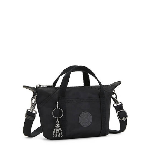 Black Kipling Art Compact Crossbody Bags | AE465BPGV