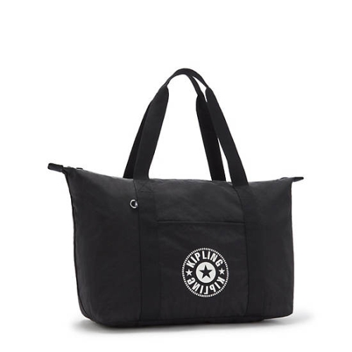 Black Kipling Art Medium Lite Classic Tote Bags | AE870WAFK