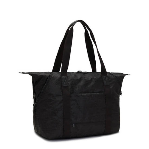 Black Kipling Art Medium Tote Bags | AE104WEUJ