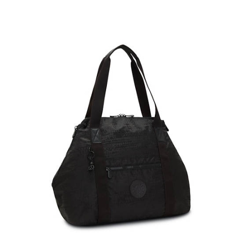 Black Kipling Art Medium Tote Bags | AE104WEUJ