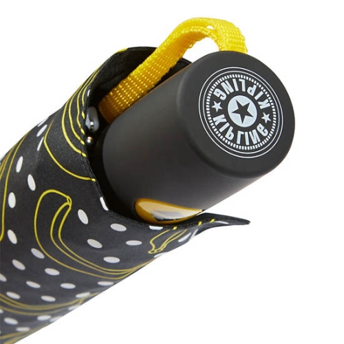 Black Kipling Auto Open Printed Umbrellas | AE607SQAM