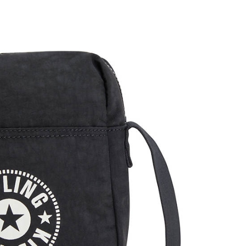 Black Kipling Chaz Crossbody Bags | AE293ZMVW