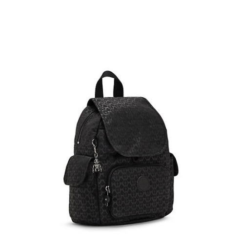 Black Kipling City Pack Mini Classic Printed Backpacks | AE538HTZA