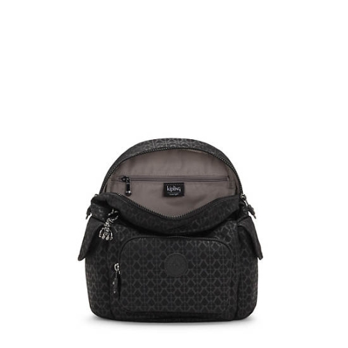 Black Kipling City Pack Mini Classic Printed Backpacks | AE538HTZA