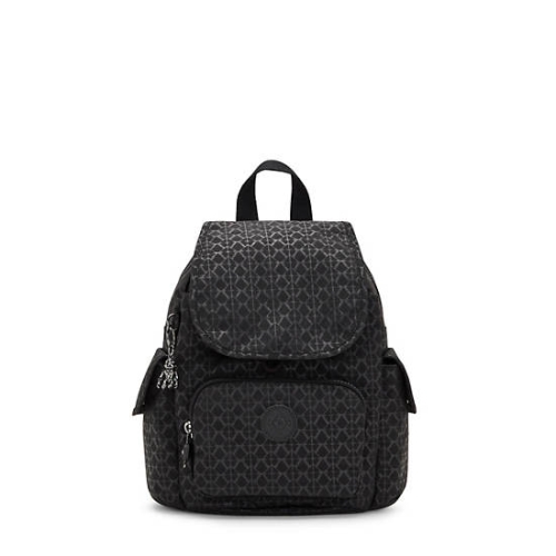 Black Kipling City Pack Mini Classic Printed Backpacks | AE538HTZA