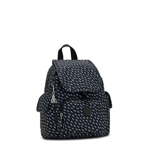 Black Kipling City Pack Mini Printed Backpacks | AE817ZEBT