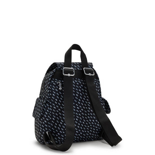 Black Kipling City Pack Mini Printed Backpacks | AE817ZEBT