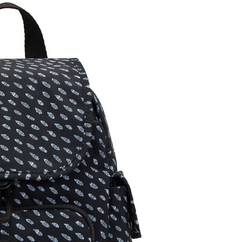 Black Kipling City Pack Mini Printed Backpacks | AE817ZEBT