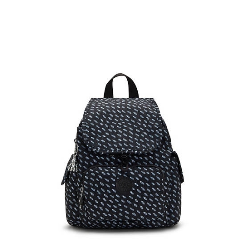 Black Kipling City Pack Mini Printed Backpacks | AE817ZEBT