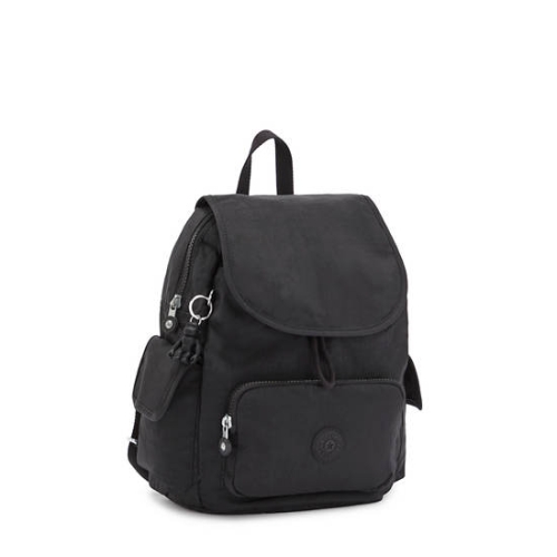 Black Kipling City Pack Small Backpacks | AE409YZRH