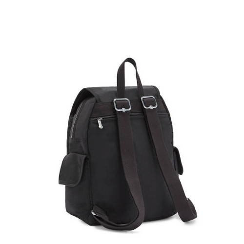 Black Kipling City Pack Small Backpacks | AE409YZRH