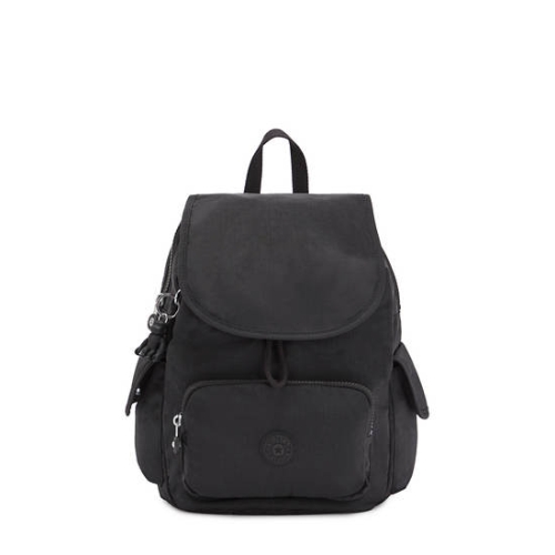 Black Kipling City Pack Small Backpacks | AE409YZRH