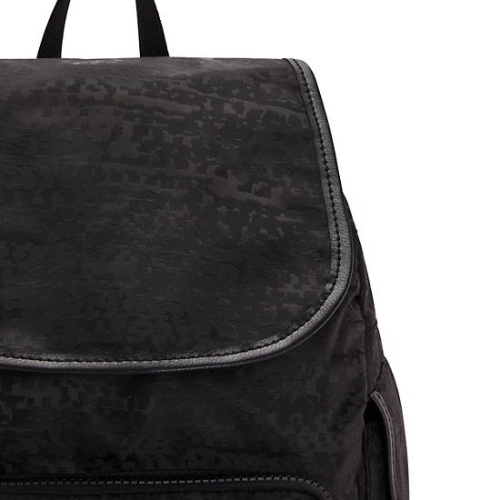 Black Kipling City Pack Small Classic Backpacks | AE409NPJC