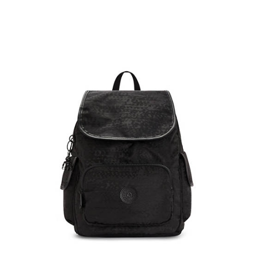 Black Kipling City Pack Small Classic Backpacks | AE409NPJC