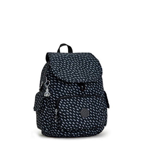 Black Kipling City Pack Small Printed Backpacks | AE986BCDV