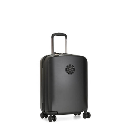 Black Kipling Curiosity Small 4 Wheeled Rolling Suitcases | AE679KOUI