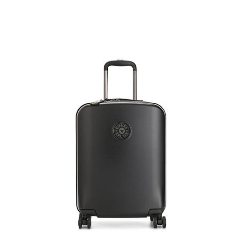 Black Kipling Curiosity Small 4 Wheeled Rolling Suitcases | AE679KOUI