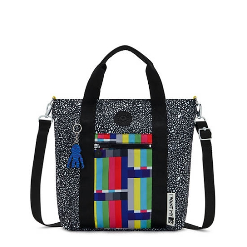 Black Kipling Done That MTV Tote Bags | AE873EMJC