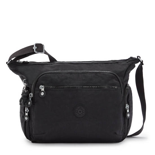 Black Kipling Gabbie Crossbody Bags | AE498VXHY