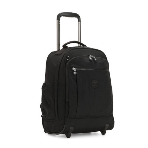 Black Kipling Gaze Classic Large Rolling Backpacks | AE381AKVC