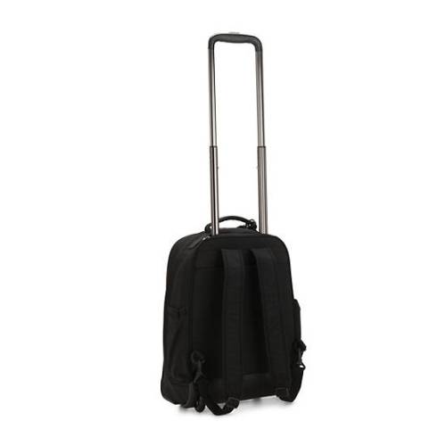 Black Kipling Gaze Classic Large Rolling Backpacks | AE381AKVC