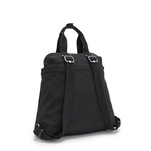 Black Kipling Goyo Medium Backpack Tote Handbags | AE582GNMR