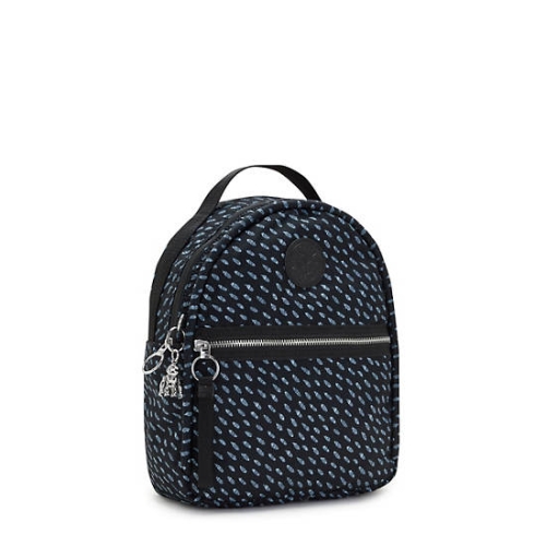 Black Kipling Kae Printed Backpacks | AE246BODN