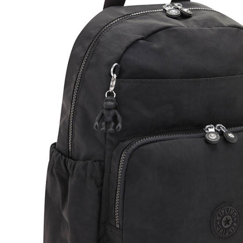 Black Kipling Maisie Diaper Backpack Handbags | AE583HGRP