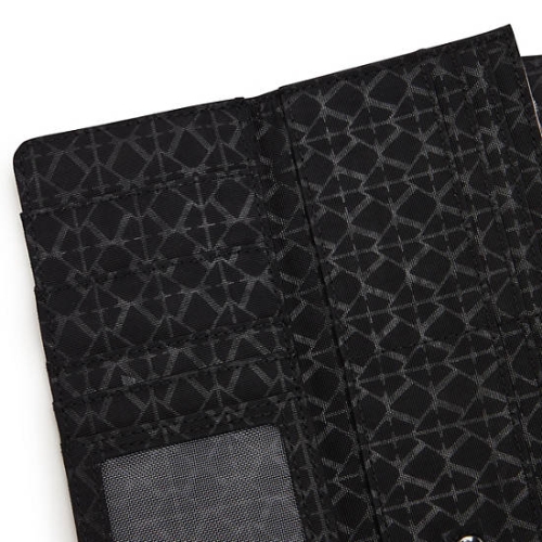 Black Kipling Money Land Printed Snap Wallets | AE819OKVH