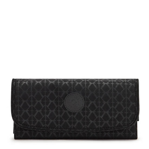 Black Kipling Money Land Printed Snap Wallets | AE819OKVH