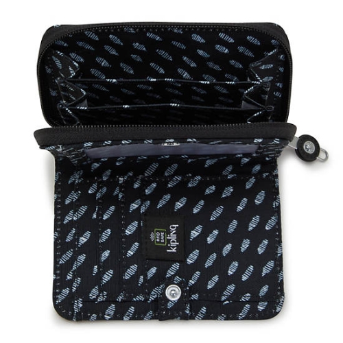 Black Kipling Money Love Classic Printed Small Wallets | AE279NPBQ