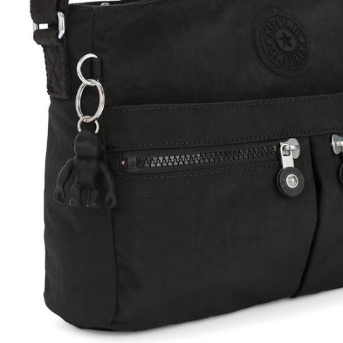 Black Kipling New Angie Crossbody Bags | AE613IXPT