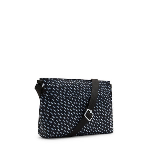 Black Kipling New Angie Printed Crossbody Bags | AE064UNWZ