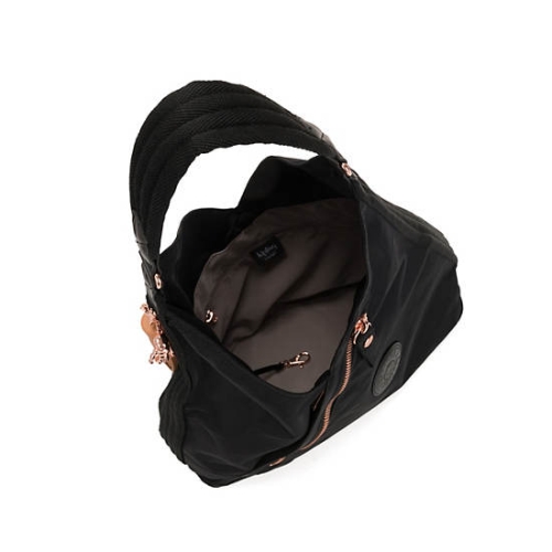 Black Kipling Olina Shoulder Bags | AE590CRJE