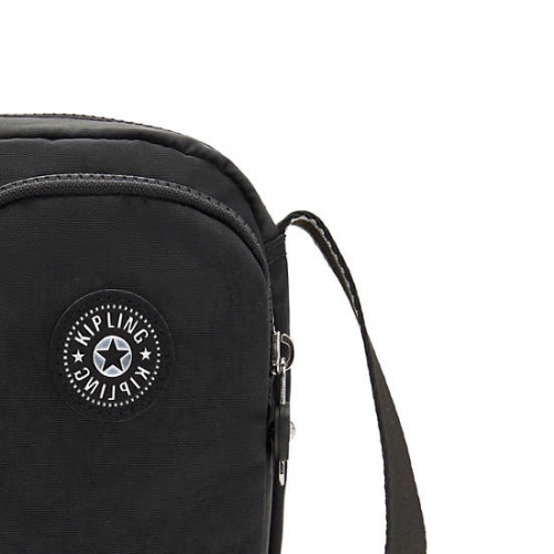 Black Kipling Patti Crossbody Bags | AE740VDAH