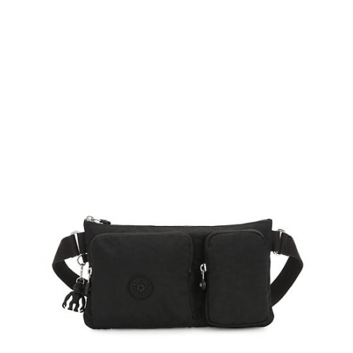 Black Kipling Presto Up Waist Pack Pouches | AE862MSDG