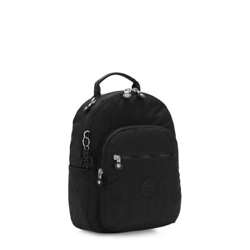 Black Kipling Seoul Small Classic Tablet Backpacks | AE072XKOH