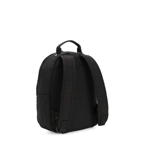 Black Kipling Seoul Small Classic Tablet Backpacks | AE072XKOH